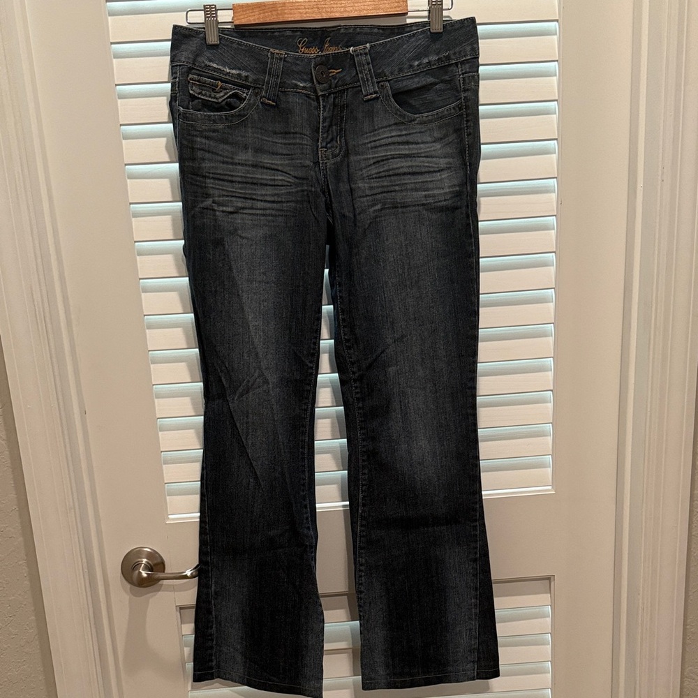 Guess Women's Dark Indigo Boot Cut Jeans